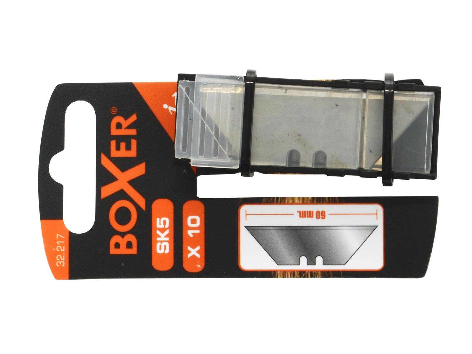 Boxer Knife blade Trapez x 10 - SK5 steel Boxer Knife blade Trapez x 10 - SK5 steel